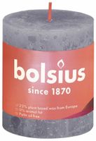 Bolsius shine rustiekkaars 80/68 frosted lavender