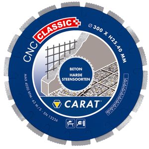 Carat DIAMANTZAAG BETON Ø300x30,00MM, CNC CLASSIC - CNCC300500 - CNCC300500