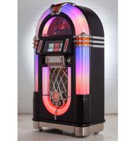 Sound Leisure Slim Line 80-CD Jukebox 1015 - Black Texture Bentley Grill