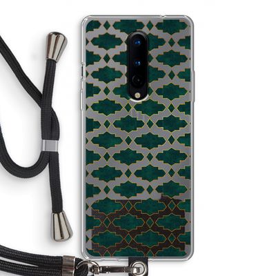 Moroccan tiles: OnePlus 8 Transparant Hoesje met koord
