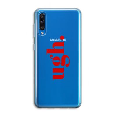 Ugh: Samsung Galaxy A50 Transparant Hoesje