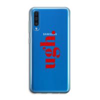 Ugh: Samsung Galaxy A50 Transparant Hoesje