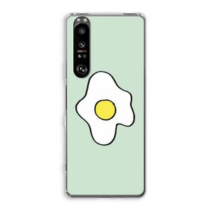 Spiegelei: Sony Xperia 1 III Transparant Hoesje