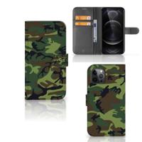 Apple iPhone 12 Pro Max | Telefoon Hoesje | Army Dark