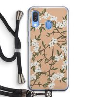 Blossoming spring: Samsung Galaxy A40 Transparant Hoesje met koord Blossoming spring: Samsung Galaxy A40 Transparant Hoesje met koord