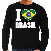I love Brasil supporter sweater / trui zwart voor heren 2XL  -