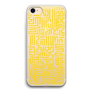 Majorelle Blue Print: iPhone 7 Transparant Hoesje