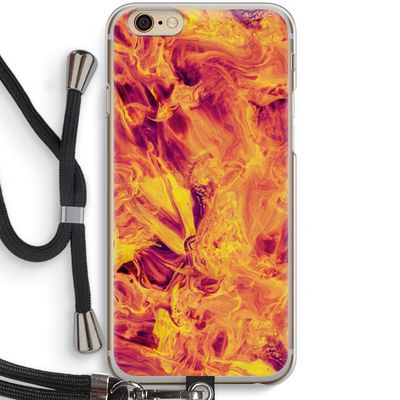 Eternal Fire: iPhone 6 / 6S Transparant Hoesje met koord