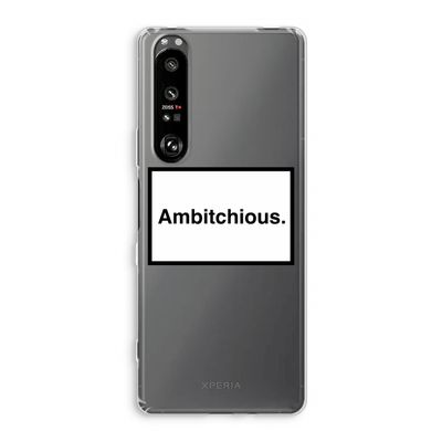 Ambitchious: Sony Xperia 1 III Transparant Hoesje