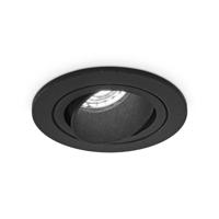 Philadelphia LED inbouwspot - Dimbaar - Incl. GU10 - 6500K - 4 Watt - Zwart - Kantelbaar - IP20 voor binnen - Rond