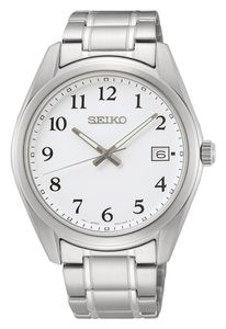 Seiko SUR459P1 Horloge Saffierglas staal zilverkleurig-wit 40,2 mm