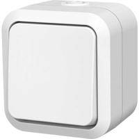 Waterdichte wisselschakelaar - QUARX - Aqua Pro - IP55 - 250V - 10AX - Snelkoppeling - Wit