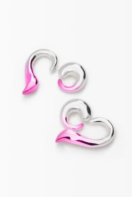 Hartvormige oorbellen zalio - MATERIAL FINISHES - U