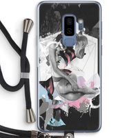 Camouflage de sommeil: Samsung Galaxy S9 Plus Transparant Hoesje met koord
