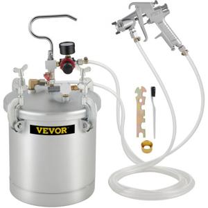 VEVOR Verfspuit Spuitpistool 2-1/2 Gallon Pressure Feed Paint Tank Pot Sprayer Us Stock Industrial Sprayer System