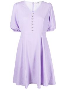 b+ab robe à manches bouffantes - Violet