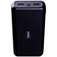 Verico Power Pro PD Powerbank 20000 mAh USB PD LiPo USB-A, USB-C Zwart