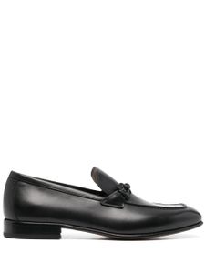 Ferragamo mocassins en cuir à boucles - Noir