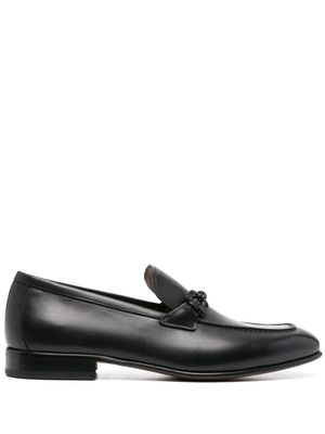 Ferragamo mocassins en cuir à boucles - Noir
