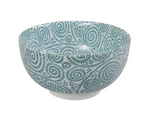 Groene Keramische Kom - Mixed Bowls - 1000ml - 16 x 8 x 5cm