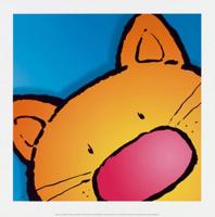 Kunstdruk Jean Paul Courtsey - Cat 30x30cm