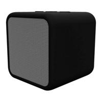 Draadloze luidspreker met Bluetooth Kubic Box KSIX BIG-S1904069 300 mAh 5W Zwart Bluetooth luidspreker