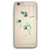 Hang In There: iPhone 6 Plus / 6S Plus Transparant Hoesje