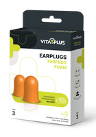 Vitaplus Earplugs Torpedo Foam