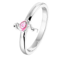 TFT Ring Flamingo Zilver Gerhodineerd