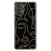 Samsung Galaxy A32 4G siliconen hoesje - Abstract faces