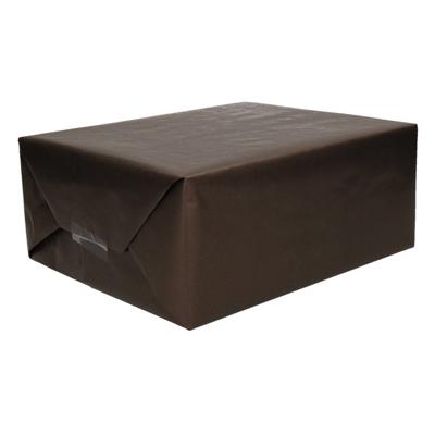 Rollen Kraft inpakpapier - 3x stuks - zwart - 200 x 70 cm - kadopapier / cadeaupapier / boeken kafte
