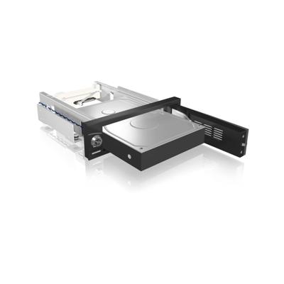 ICY BOX IB-168SK-B, Wechselrahmen, 1x 3,5 SATA I-III HDD zu 1x SATA Host 5.25 inch HDD-inbouwframe