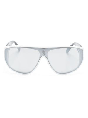 Moncler Eyewear lunettes de soleil à monture oversize - Blanc