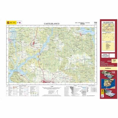 Topografische kaart 733 MT50 Castilblanco | CNIG - Instituto Geográfico Nacional1