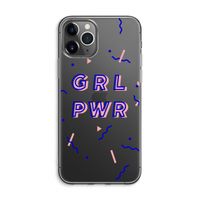 GRL PWR: iPhone 11 Pro Max Transparant Hoesje