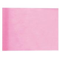 Tafelloper babyshower/geboorte meisje op rol - lichtroze - 30 cm x 10 m - non woven polyester - thumbnail