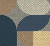 Textuur Vormen behang woonkamer Textuur Vormen behang woonkamer