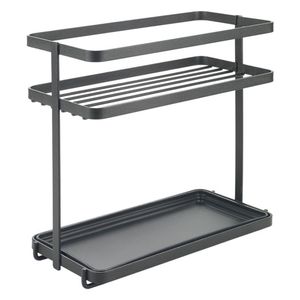 Metaltex Kruidenrek 2 Etages 23x11x22 cm Zwart/Metaal
