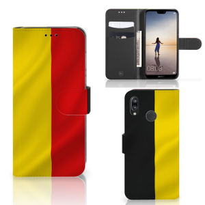 Huawei P20 Lite Bookstyle Case Belgische Vlag