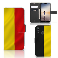 Huawei P20 Lite Bookstyle Case Belgische Vlag - thumbnail