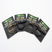 Korda Kamo Leaders 40lb, Hybrid Lead Clip 1m Clay Brown