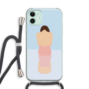 Mirror: iPhone 11 Transparant Hoesje met koord