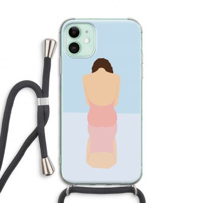 Mirror: iPhone 11 Transparant Hoesje met koord