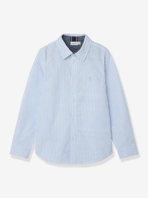 Jongenskleding blauw, gestreept