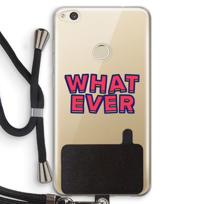 Whatever: Huawei Ascend P8 Lite (2017) Transparant Hoesje met koord