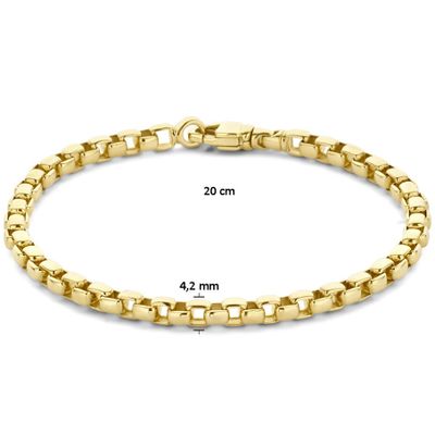 Armband Venetiaans geelgoud massief 4,2 mm 20 cm