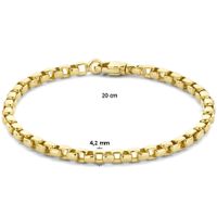Armband Venetiaans geelgoud massief 4,2 mm 20 cm