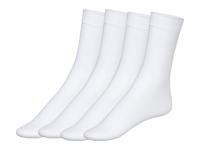 esmara 4 paar dames sokken (39-42, Wit)