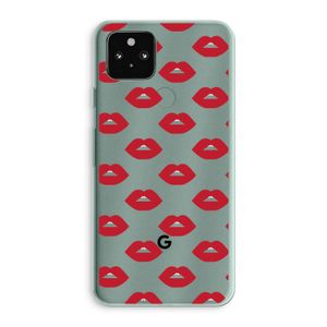 Lips: Google Pixel 5a 5G Transparant Hoesje