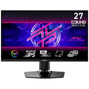 MSI MPG 274URFDE QD Gaming monitor Energielabel F (A - G) 68.6 cm (27 inch) 3840 x 2160 Pixel 16:9 0.5 ms HDMI, DisplayPort, USB-A, USB-C,